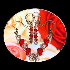 “Mommy and Me” earring sets w/ Swarovski crystals